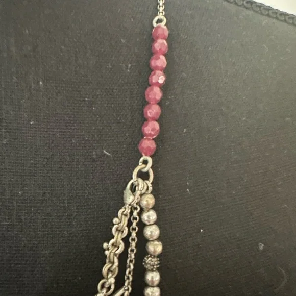 Lucky Brand Layered 3-Strand Necklace 24” - Picture 3 of 5
